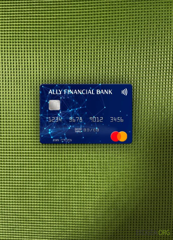 USA Ally Financial Bank mastercard photolook recto